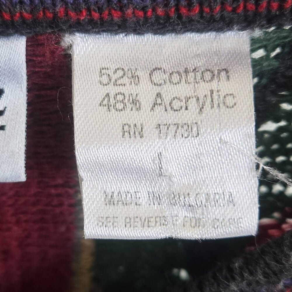 Giorgio Di Firenze Vtg Grandpa Multi-Color Crewneck Sweater Large Coogie… - Picture 3 of 6
